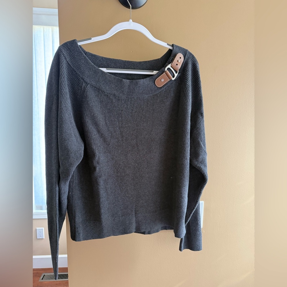 Lauren Ralph Lauren Ballet Neck Buckle Jumper